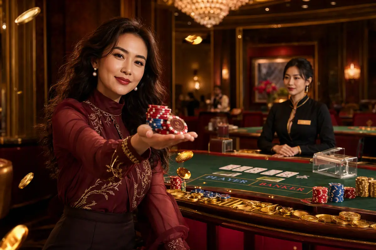 shwem9 Live Dealer Baccarat ကစားခြင်း